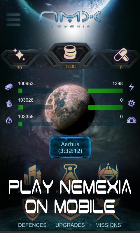 Nemexia Planet Screen